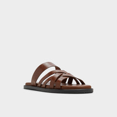 Cognac Haniff Cognac Men's Sandals & Slides - Strappy flat sandal | Aldo