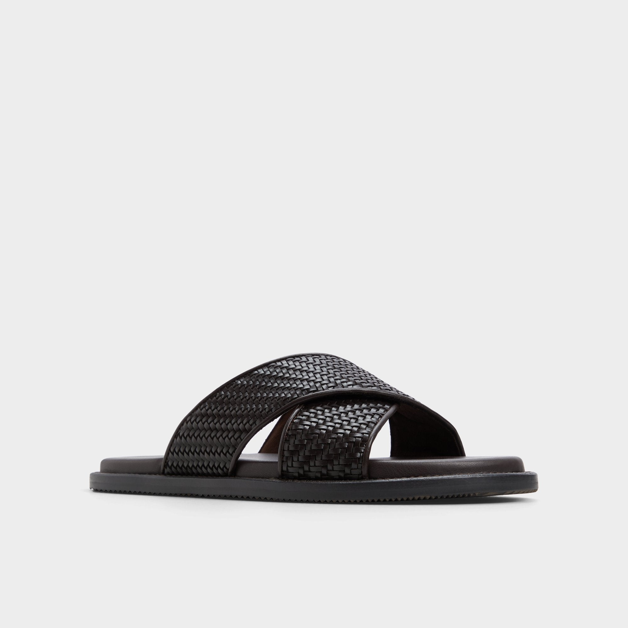 Dark Brown Tarik Dark Brown Men's Sandals & Slides - Slide sandal | Aldo