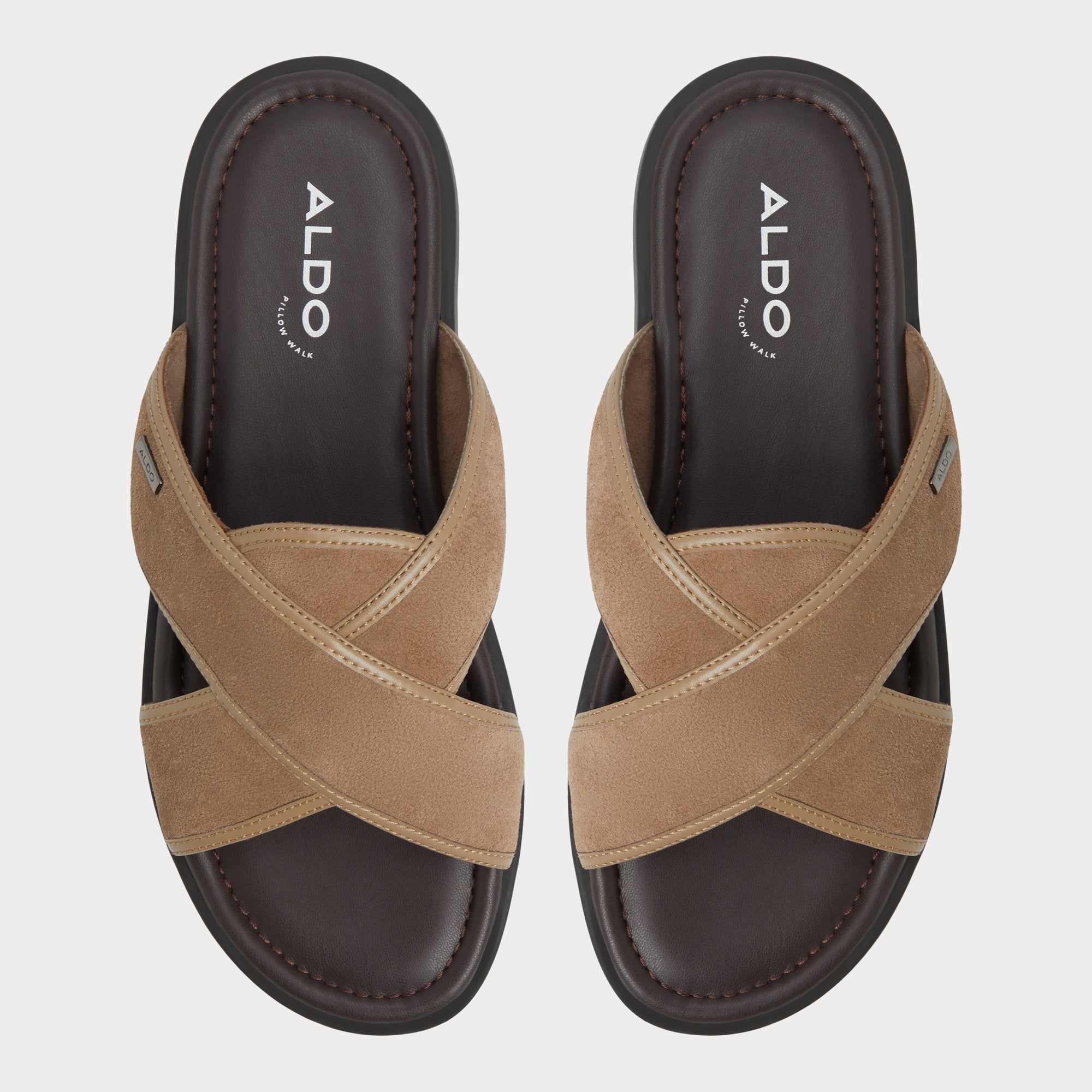 Other Brown Olino Other Brown Men's Slides - Slide sandal | Aldo