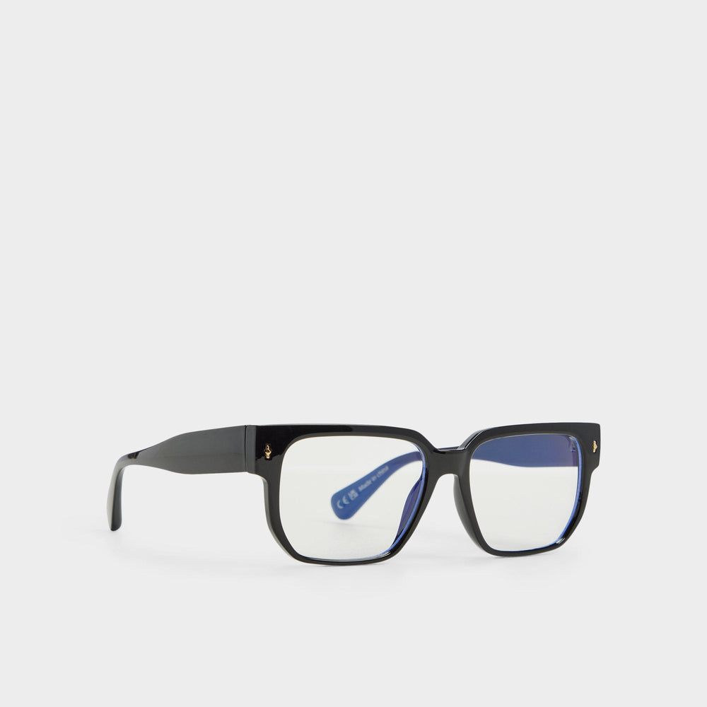 Black Nightfall Black Men's Rectangle - Non-prescription reading glasses | Aldo