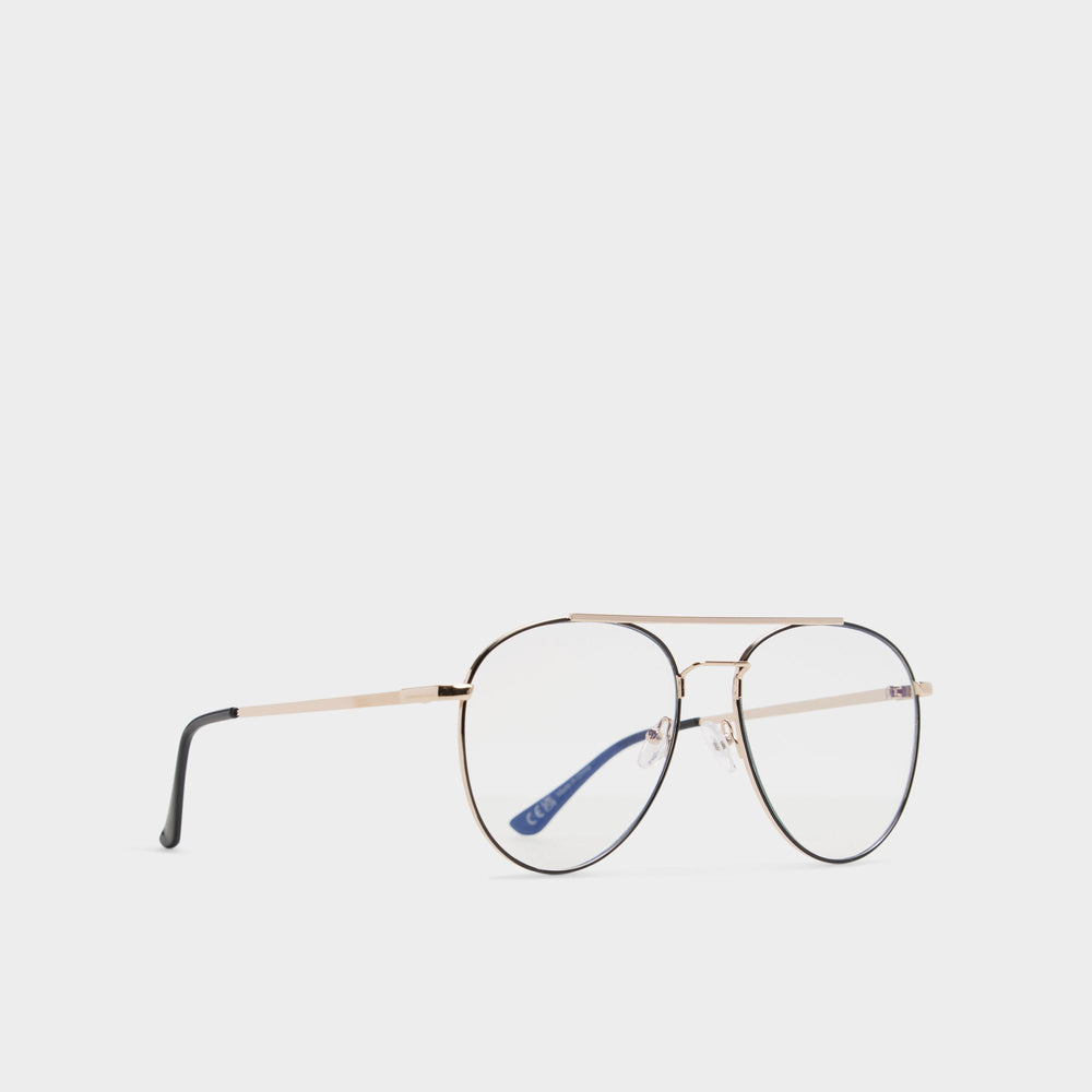 Black/Gold Multi Edoawen in Black Gold Multi - Non-prescription reading glasses | Aldo