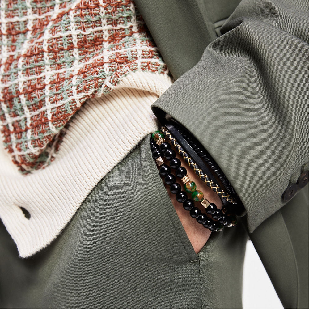 Dark green Alderbrae Dark Green Men's Jewelry - Bracelet | Aldo
