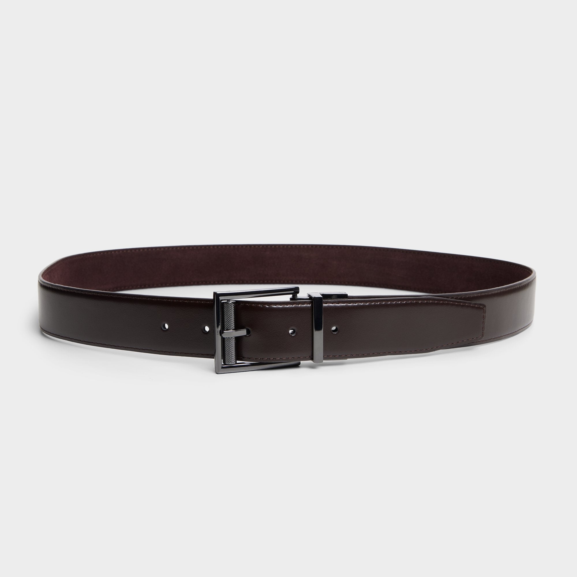 Dark brown Benjjamin in Dark Brown - Belt | Aldo