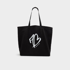 Black/White Made With Heart Tote Black/White Tote & Satchel bags - Tote bag | Aldo