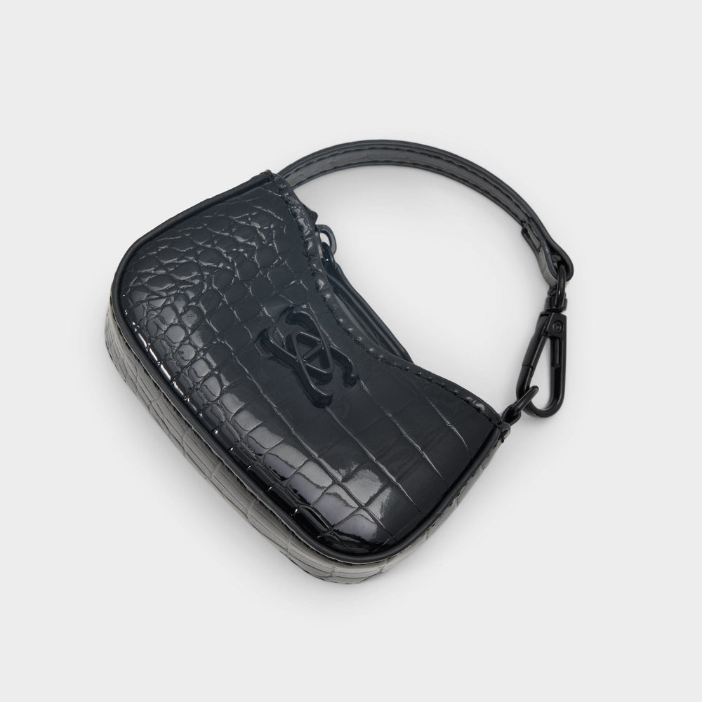 Black/Black Miniccharlii in Black Black - Bag charm | Aldo