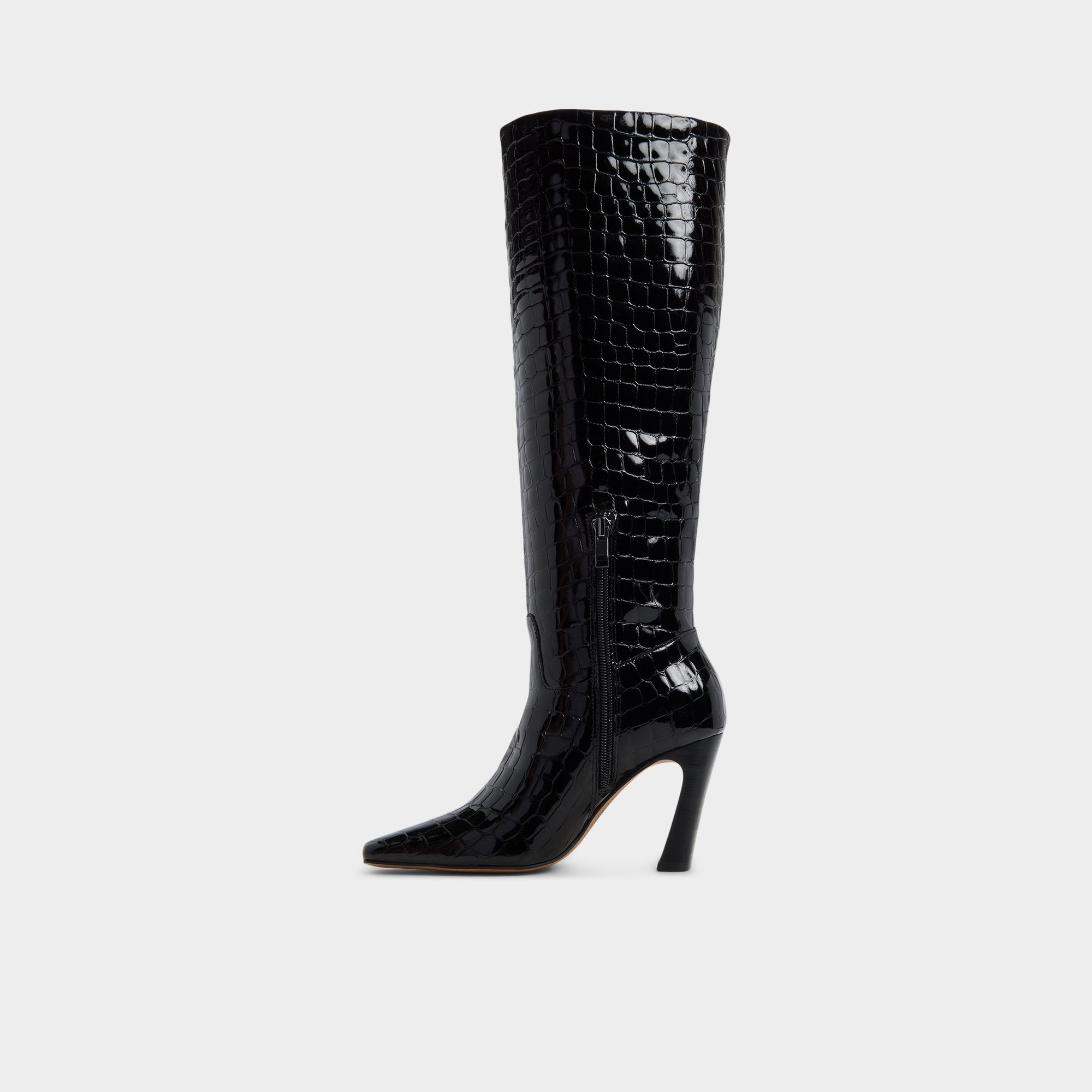 Black Vivienna in Black - Knee-high boot, Block heel | Aldo