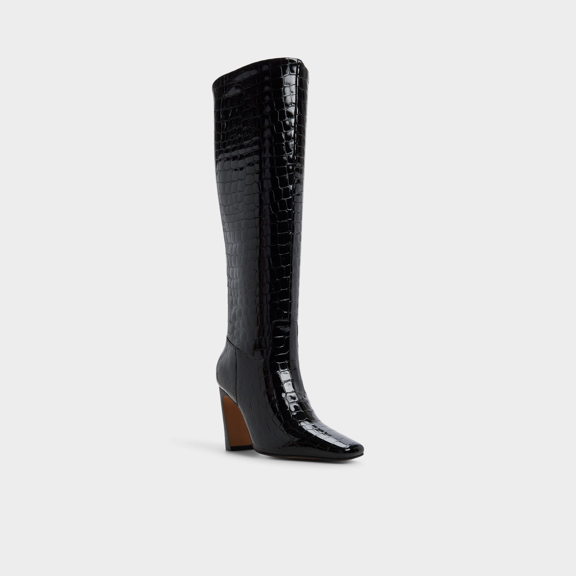 Black Vivienna in Black - Knee-high boot, Block heel | Aldo