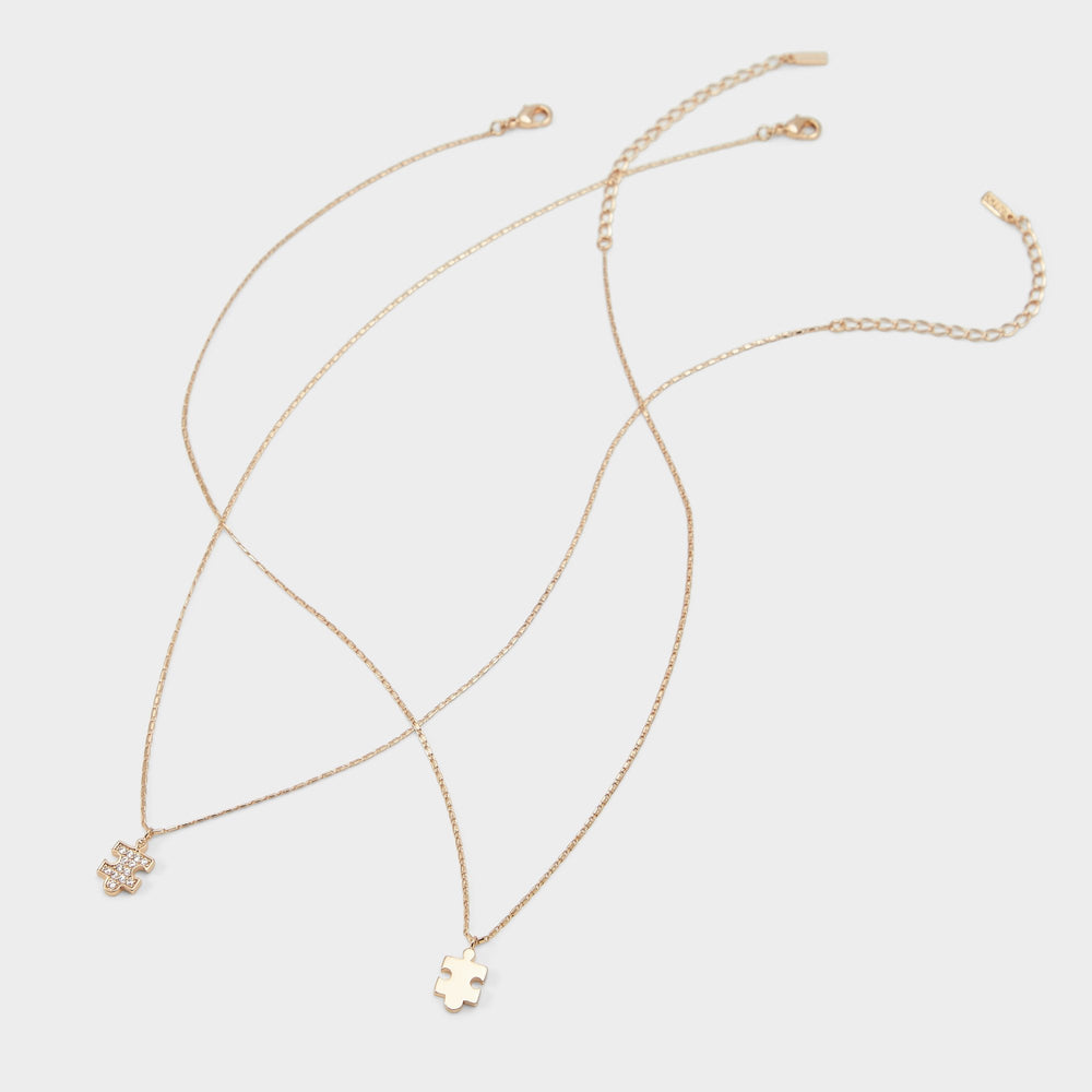 Gold/Clear Multi Besties Gold/Clear Multi Women's Necklaces - Gift set | Aldo