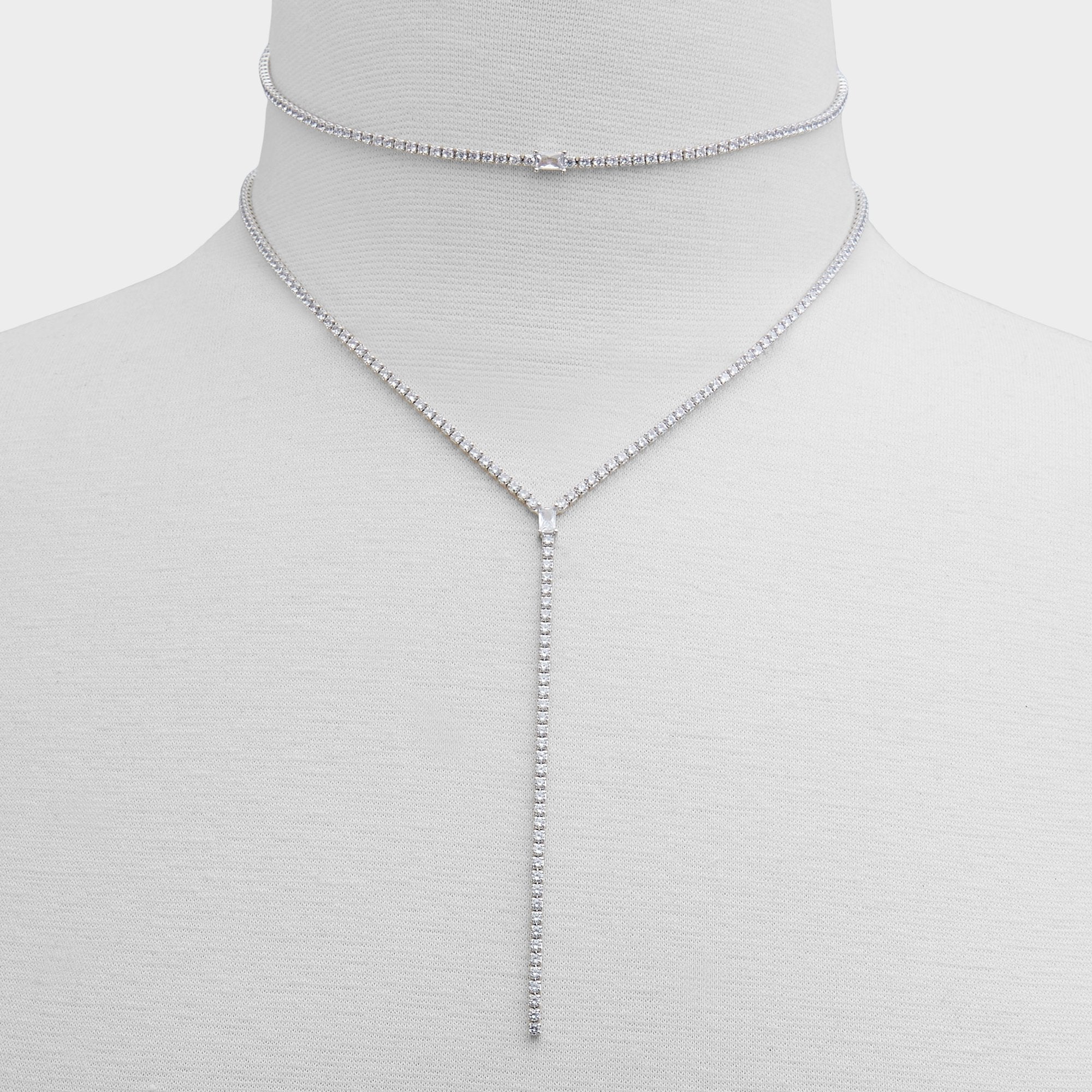 Silver/Clear Multi Alata Silver/Clear Multi Women's Cubic Zirconia - Necklace | Aldo