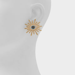 Dark Blue Amuletts in Dark Blue - Statement earrings | Aldo