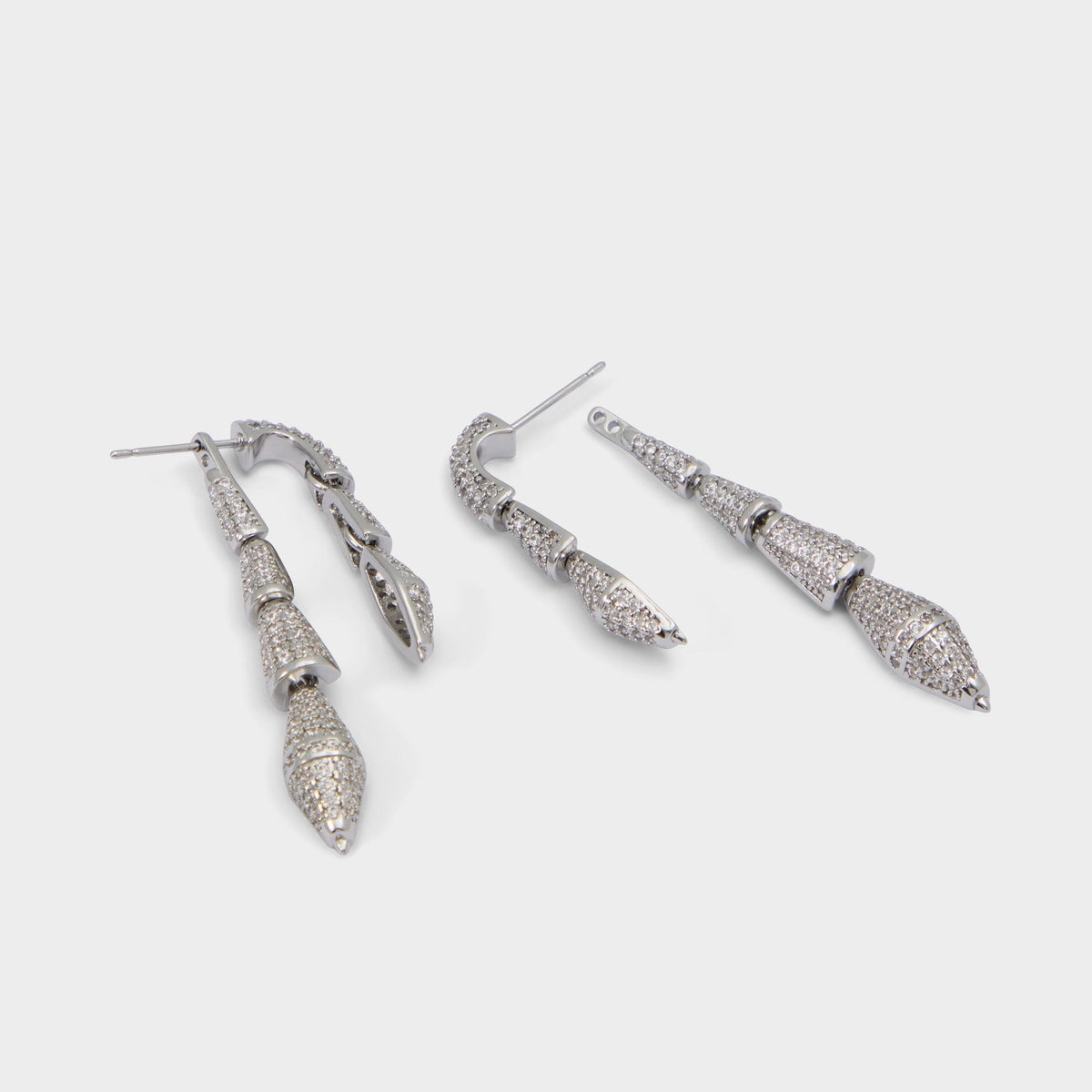 Silver/clear multi Serrpente in Silver Clear Multi - Statement earrings | Aldo