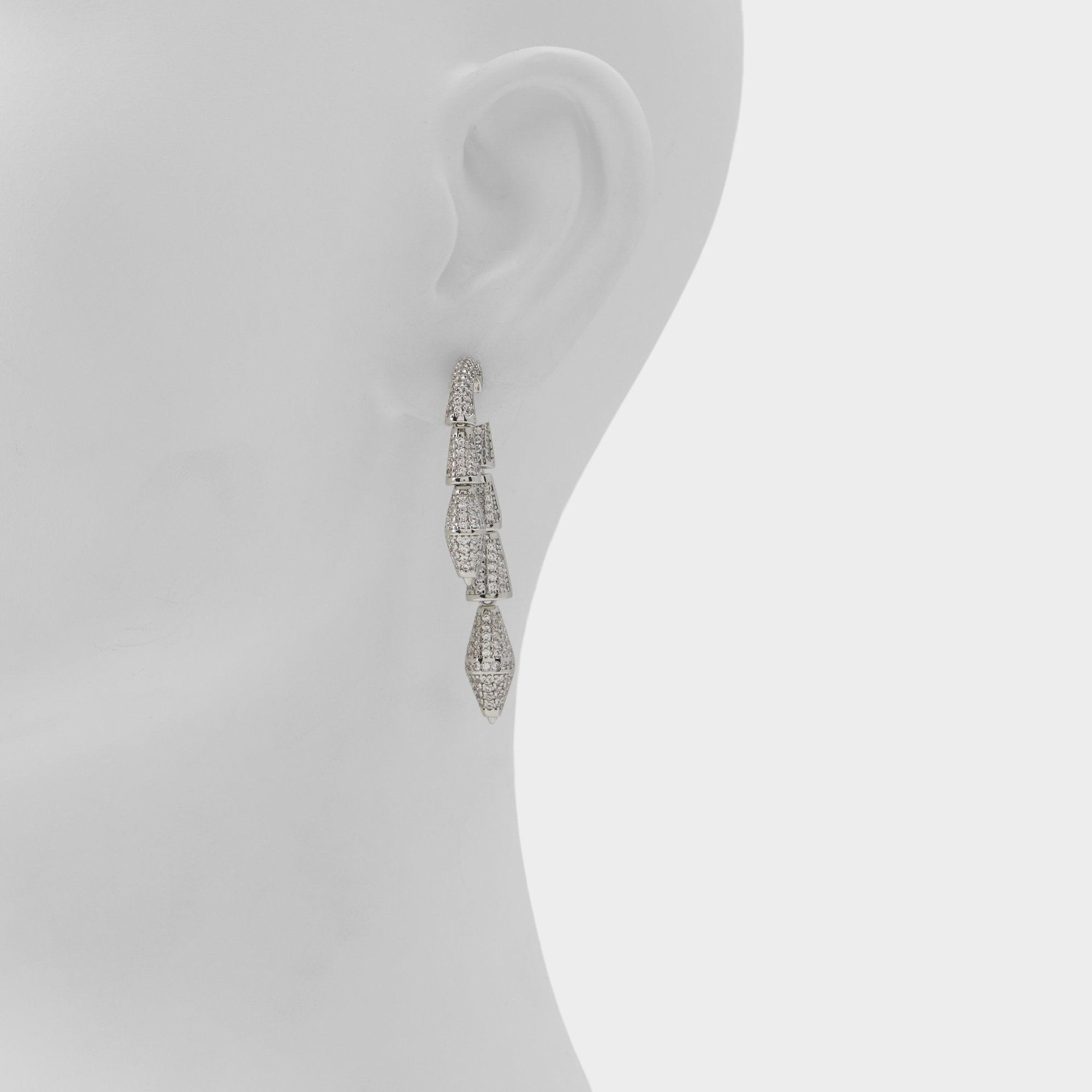 Silver/clear multi Serrpente in Silver Clear Multi - Statement earrings | Aldo