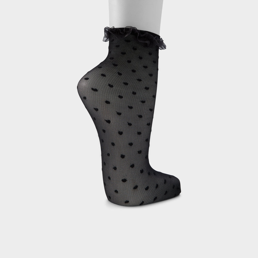 Black/white Polkafrill in Black White - Socks | Aldo