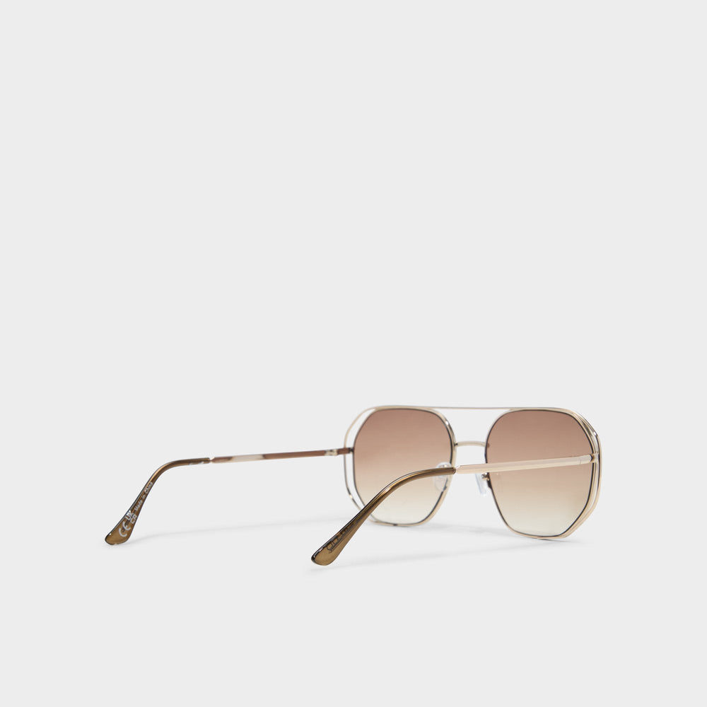 Gold Areanwan Gold Women's Sunglasses - Aviator sunglasses | Aldo
