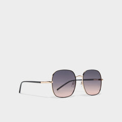 Black/Gold Multi Elbamadar Black/Gold Multi Women's Square - Square sunglasses | Aldo