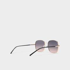 Black/Gold Multi Elbamadar Black/Gold Multi Women's Square - Square sunglasses | Aldo