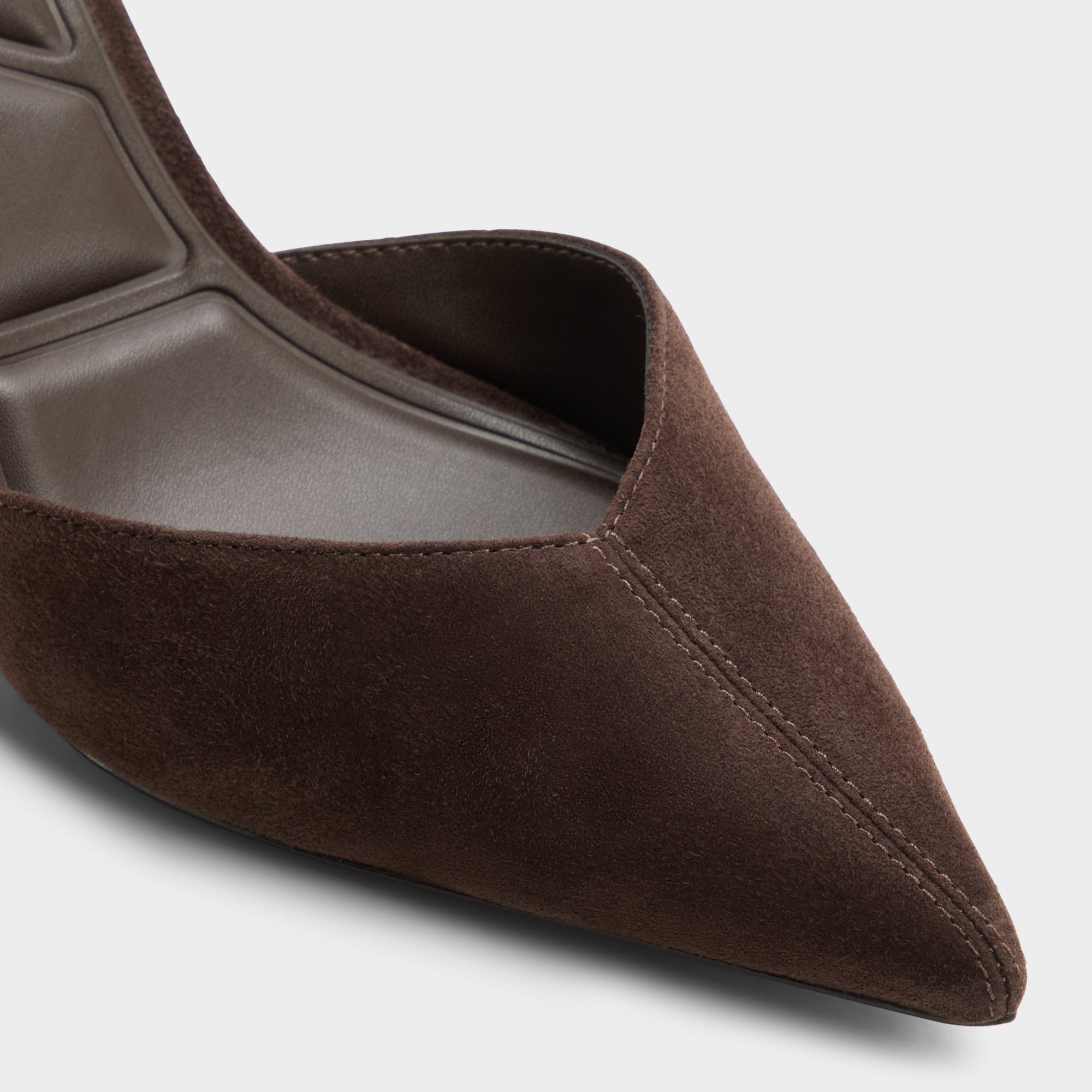 Dark brown Re in Olivia Dark Brown - Sling back high heel, Stiletto heel | Aldo