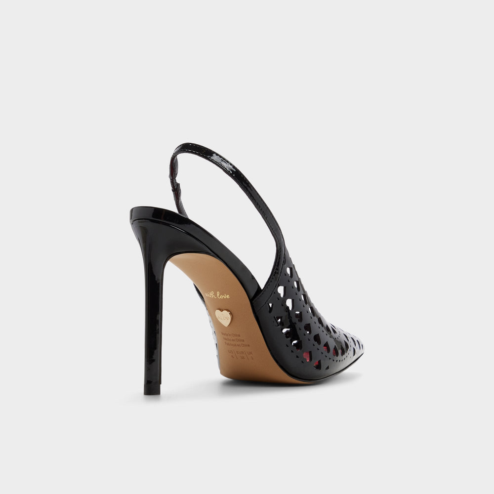 Black Lovesling in Black - Sling back high heel, Stiletto heel | Aldo