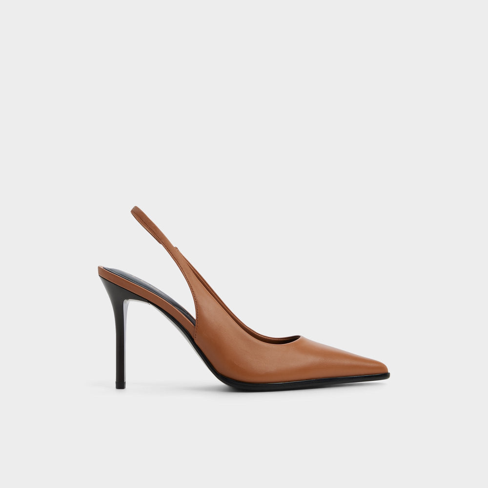 Light brown Re in Samantha Light Brown - Sling back high heel, Stiletto heel | Aldo