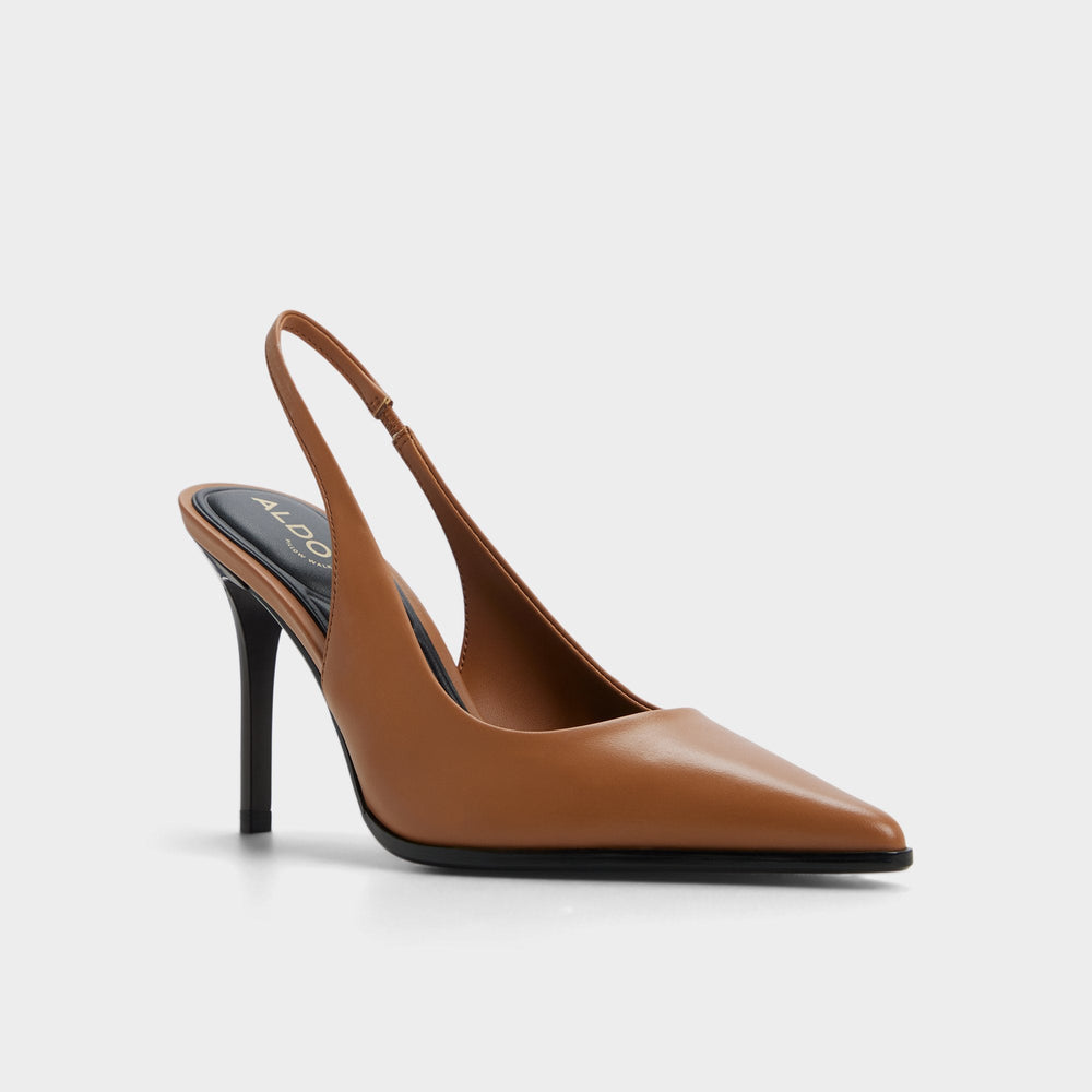 Light brown Re in Samantha Light Brown - Sling back high heel, Stiletto heel | Aldo