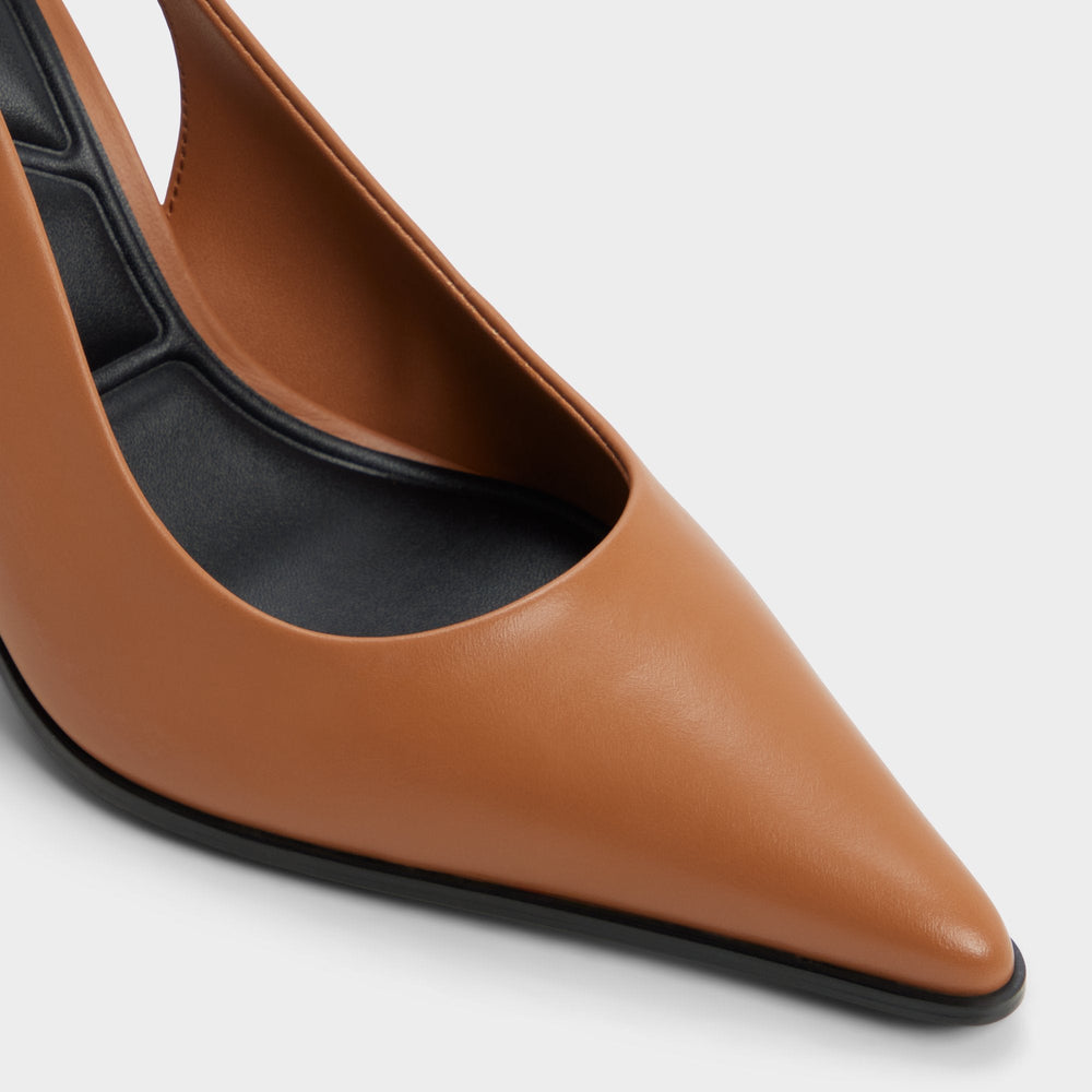 Light brown Re in Samantha Light Brown - Sling back high heel, Stiletto heel | Aldo