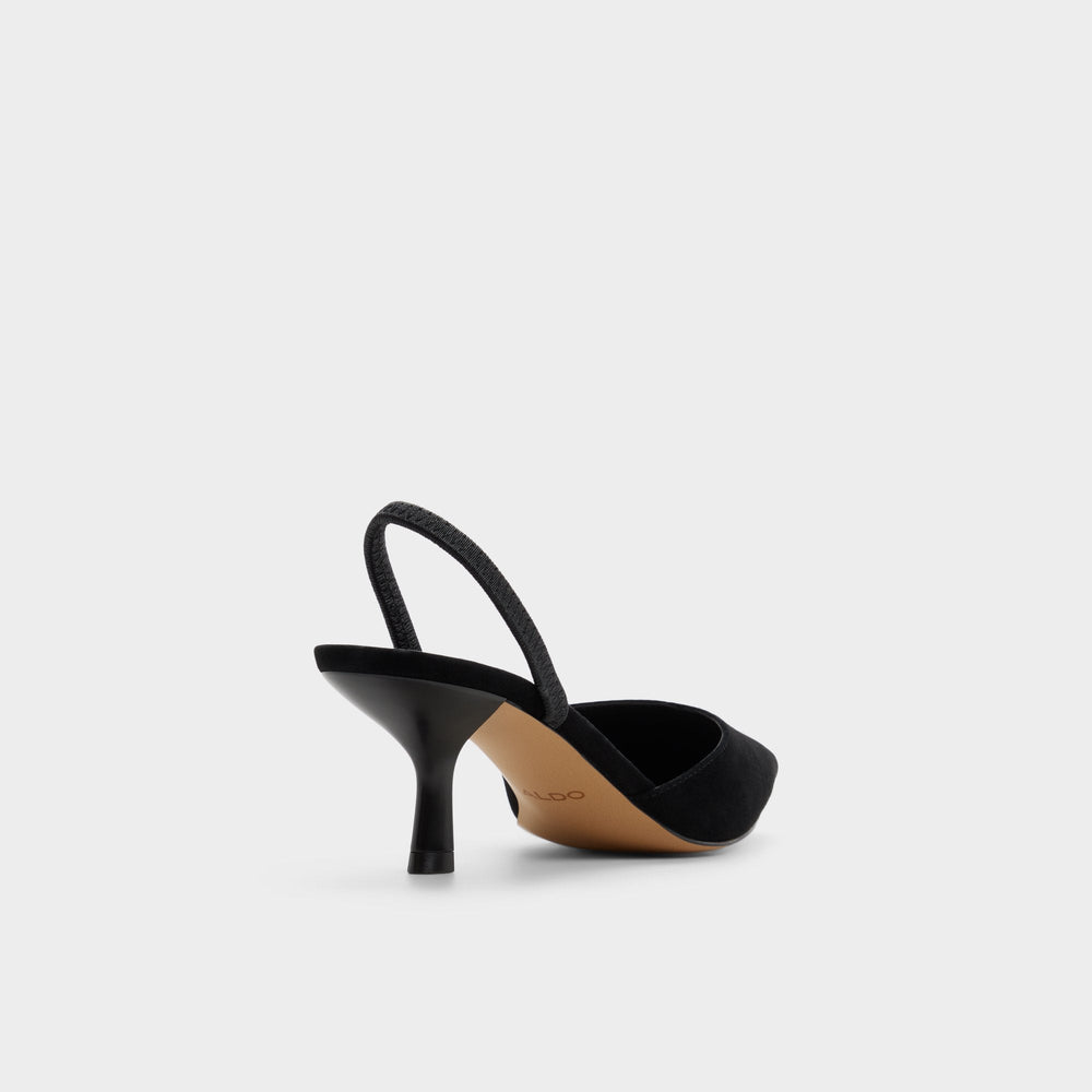 Black Re in Jessica Black - Sling back high heel, Stiletto heel | Aldo
