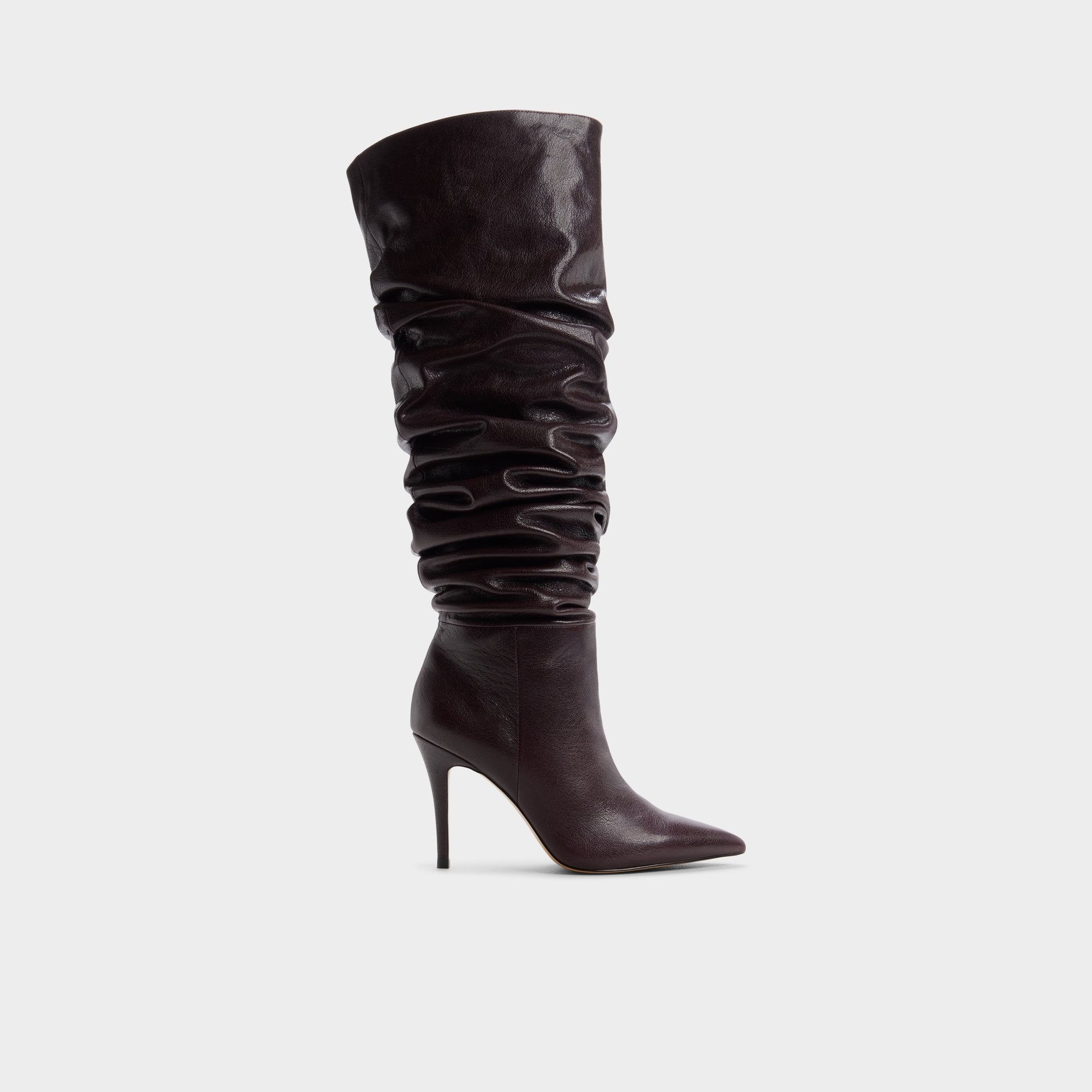Bordo Holiis in Bordo - Knee-high boot, Stiletto heel | Aldo