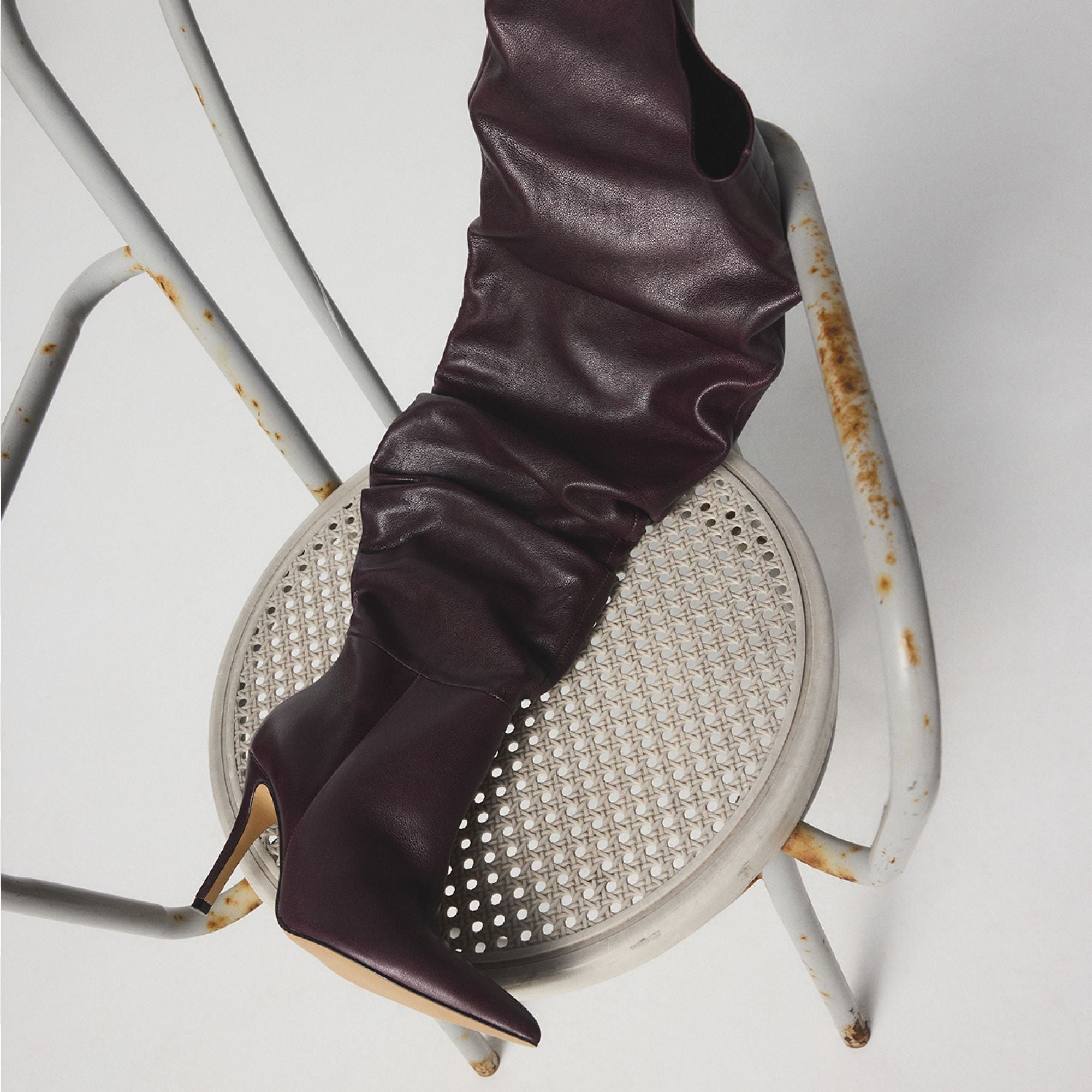 Bordo Holiis in Bordo - Knee-high boot, Stiletto heel | Aldo