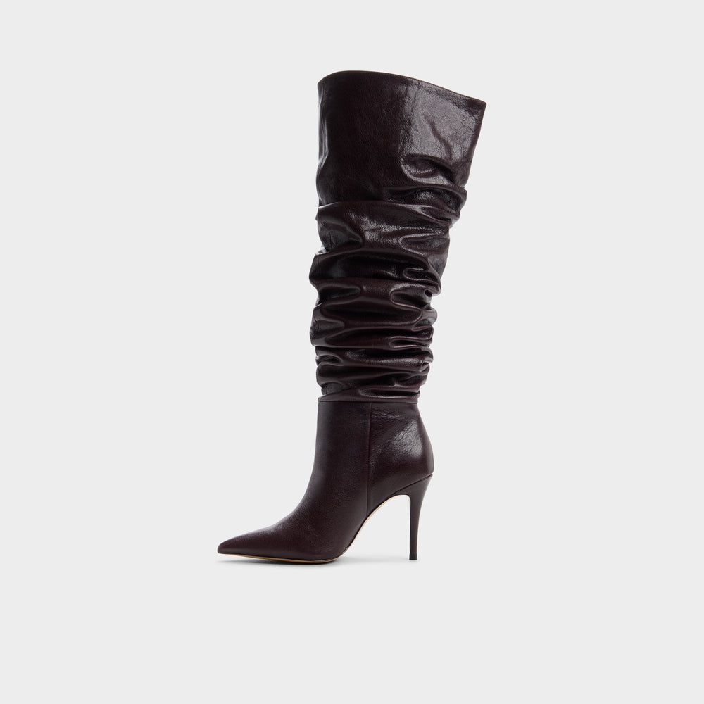 Bordo Holiis in Bordo - Knee-high boot, Stiletto heel | Aldo