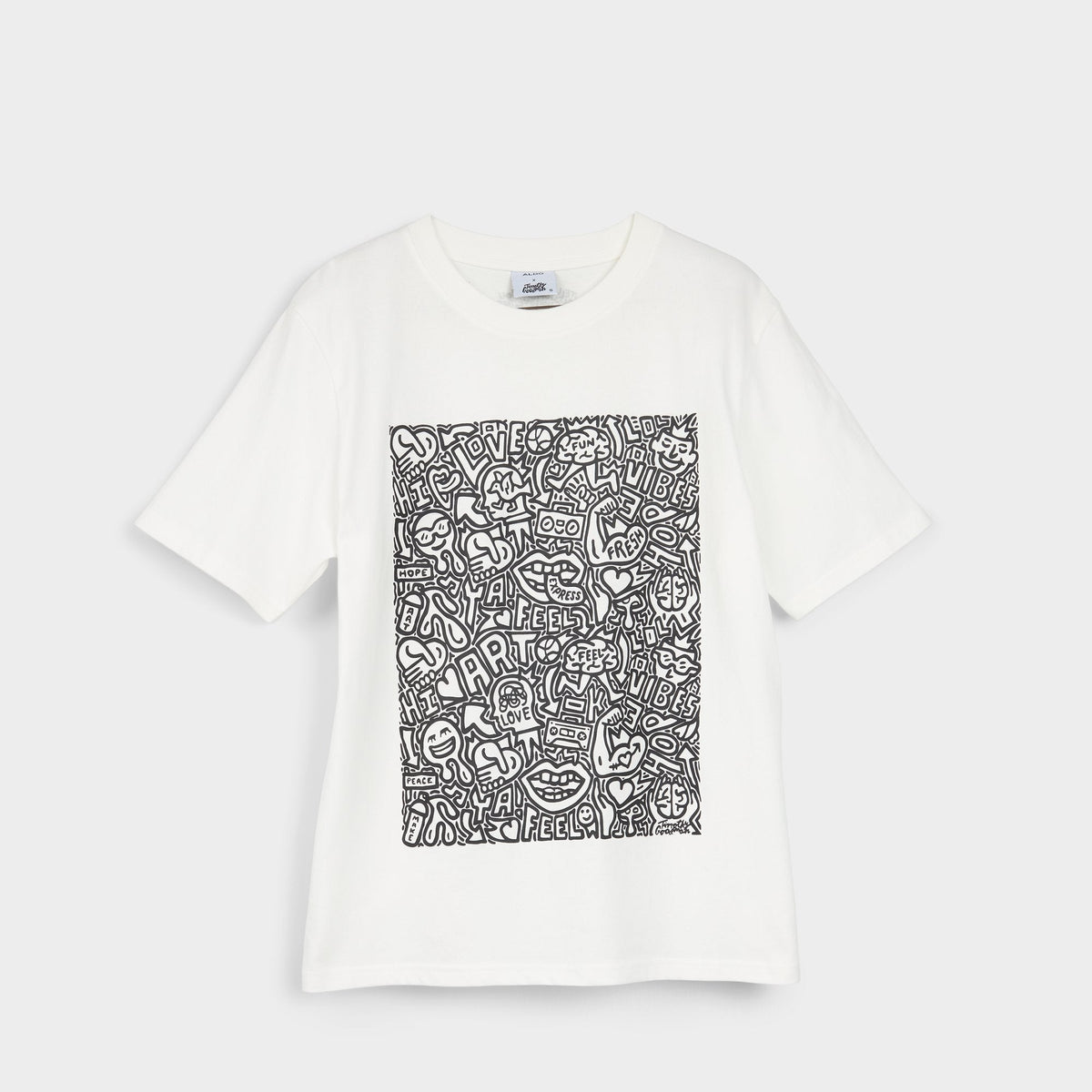 White/Black Timothy in Goodman White Black14038062 - Unisex t-shirt | Aldo