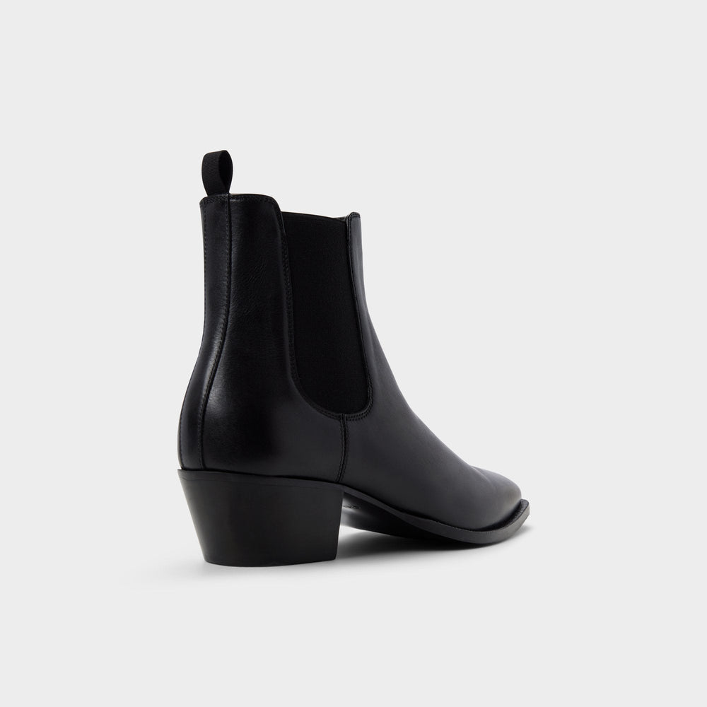 Black Jako in Black - Chelsea boot, Block heel | Aldo