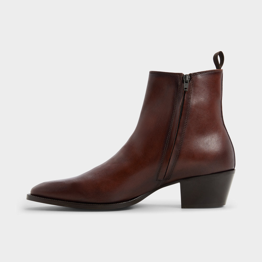 Brown Jako in Brown - Chelsea boot, Block heel | Aldo