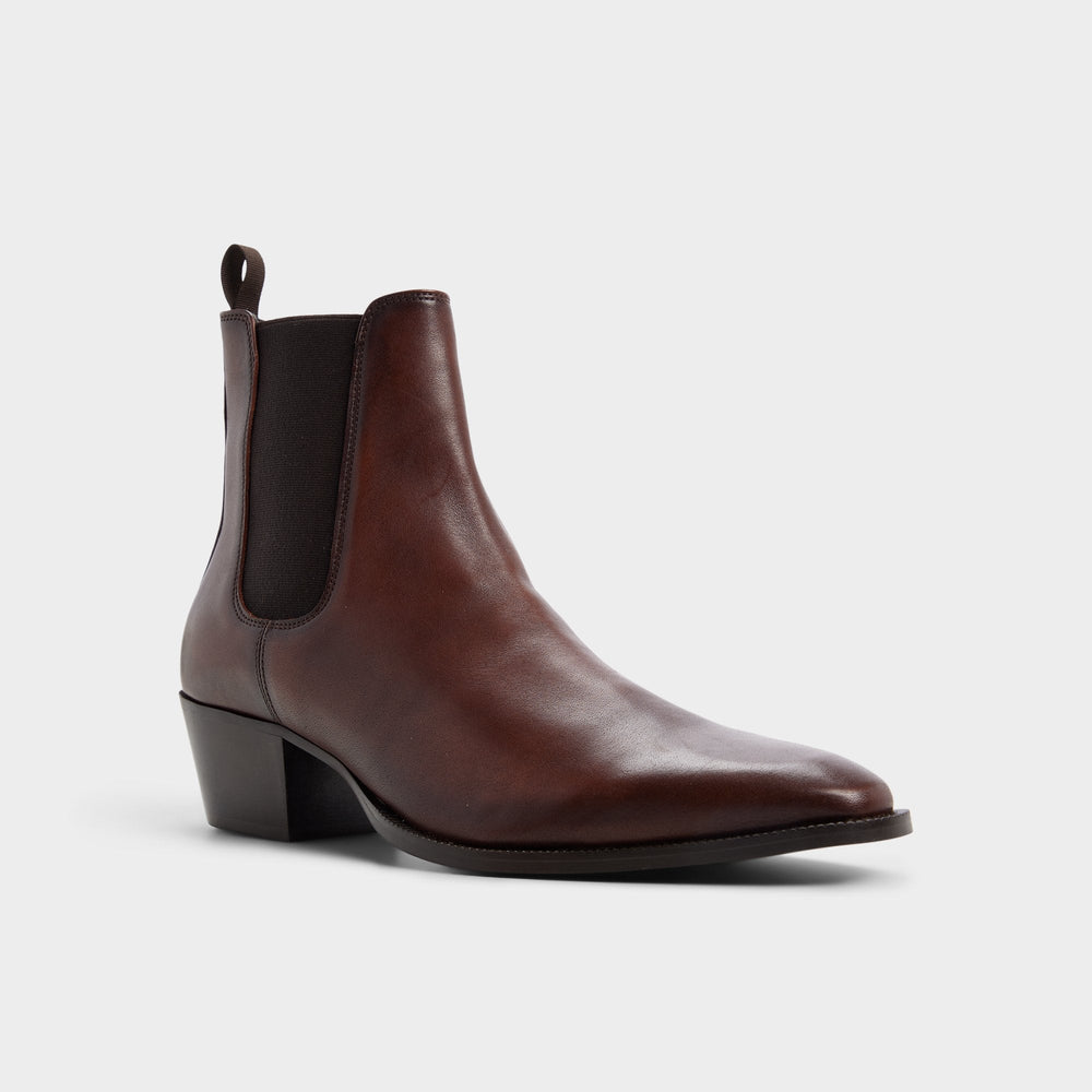 Brown Jako in Brown - Chelsea boot, Block heel | Aldo