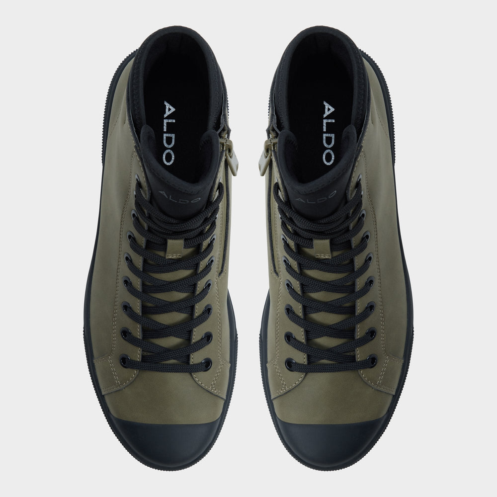 Olive Esttanqueiro in Olive - Lace-up boot, Cup sole | Aldo