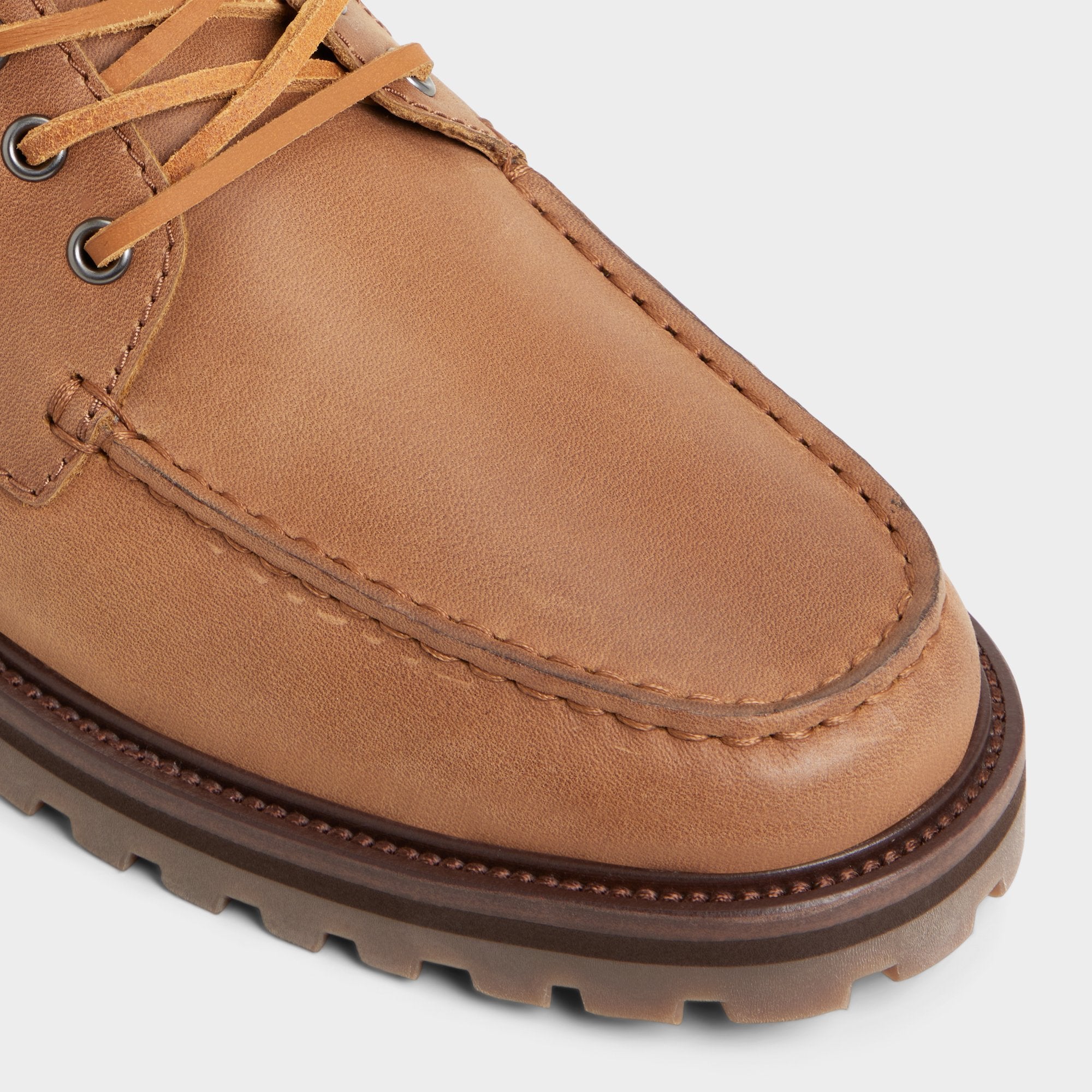 Cognac Farrell in Cognac - Combat boot, Lug sole | Aldo