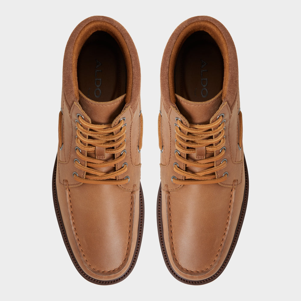 Cognac Farrell in Cognac - Combat boot, Lug sole | Aldo