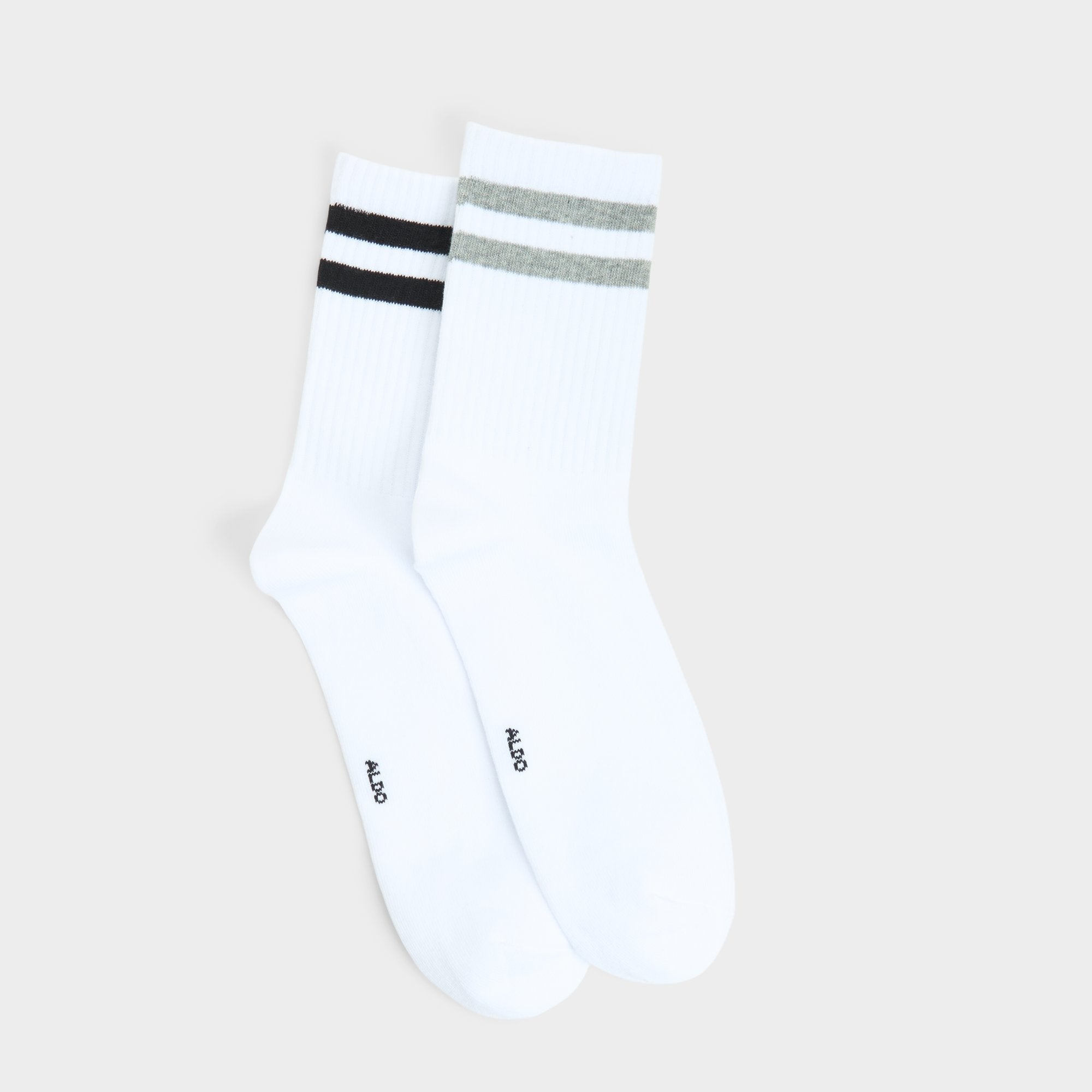 Grey Retroline in Grey - Crew socks | Aldo