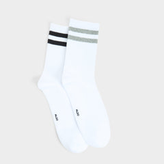 Grey Retroline in Grey - Crew socks | Aldo