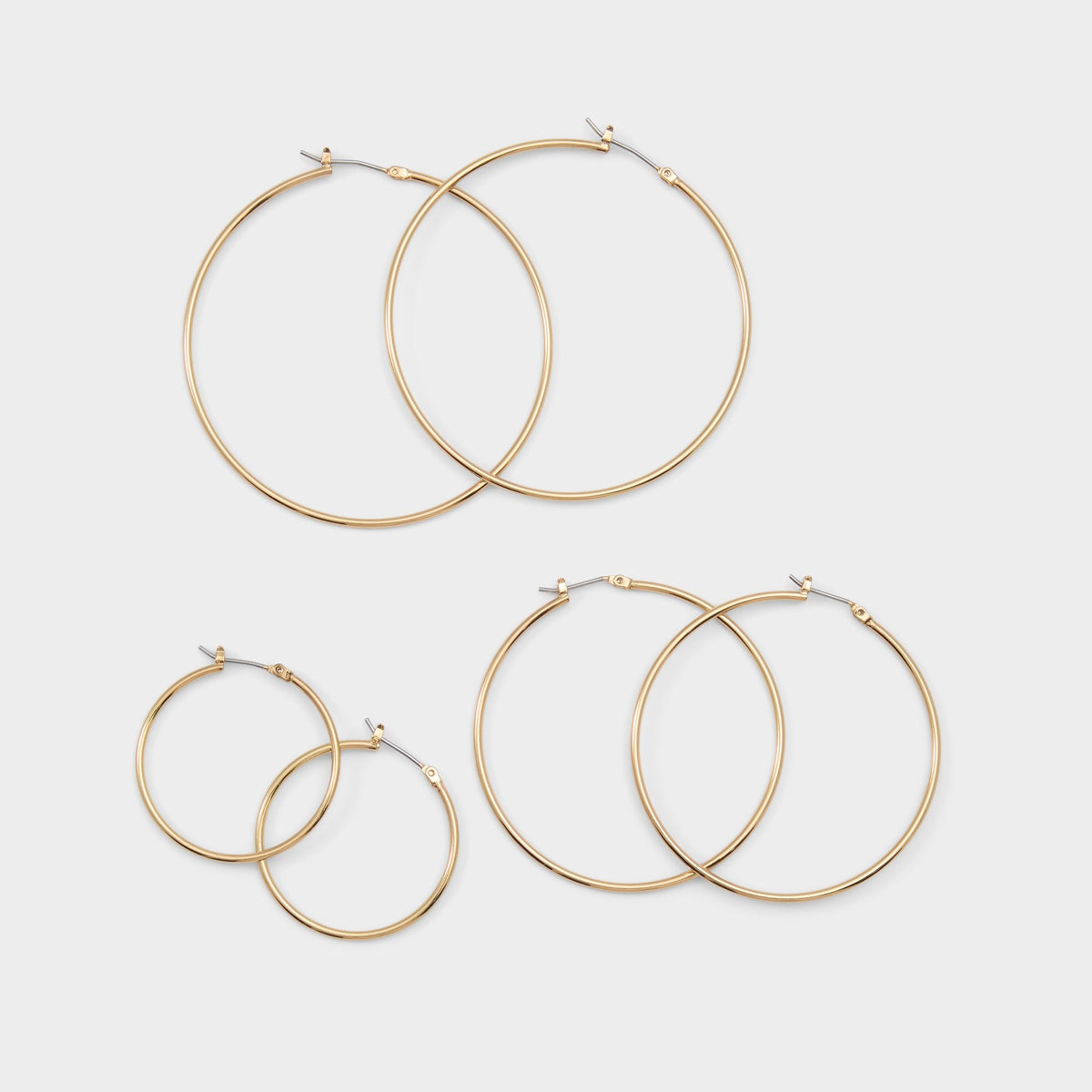 Gold Dailyhoops in Gold - Earring set | Aldo