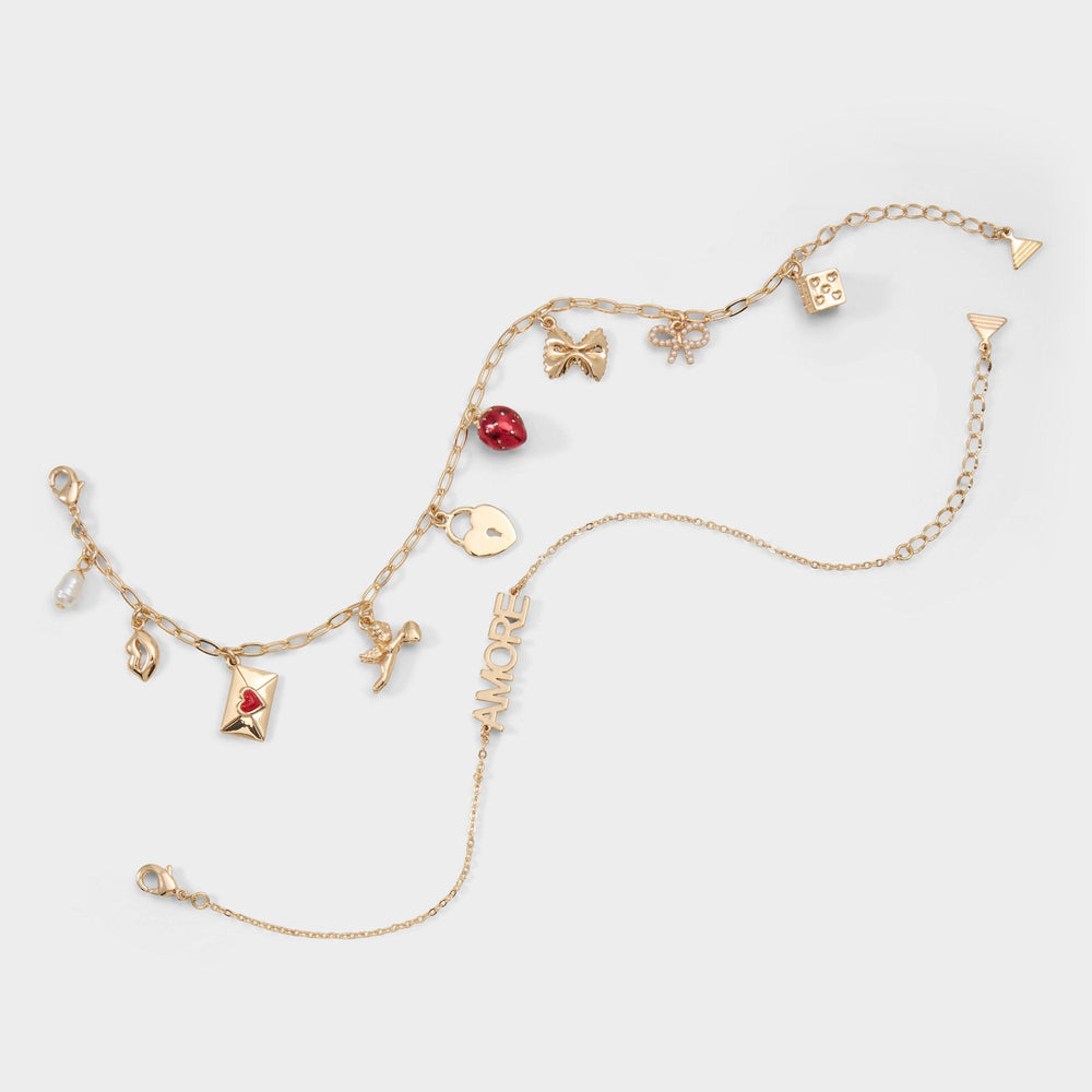Red Loverchain in Red - Charm bracelet | Aldo