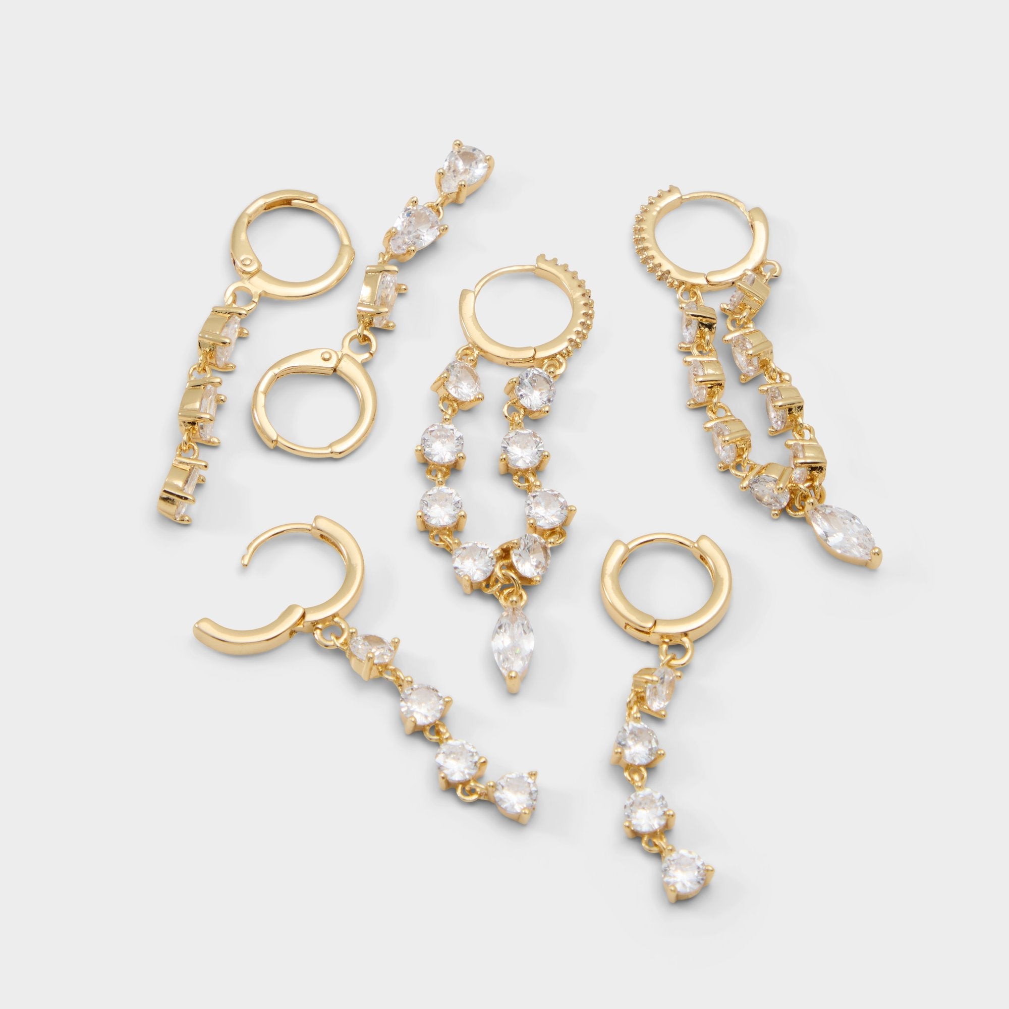 Gold/clear multi Colettee in Gold Clear Multi - Earring set | Aldo