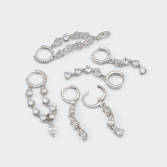 Silver/clear multi Colettee in Silver Clear Multi - Earring set | Aldo