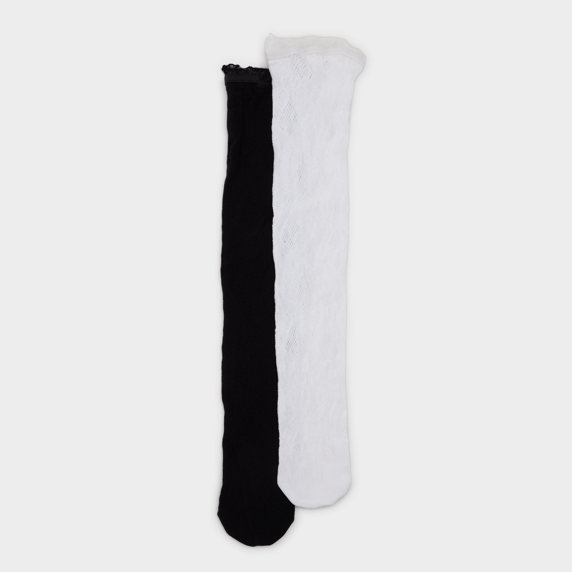 Black/white Lacydaze in Black White - Crew socks | Aldo