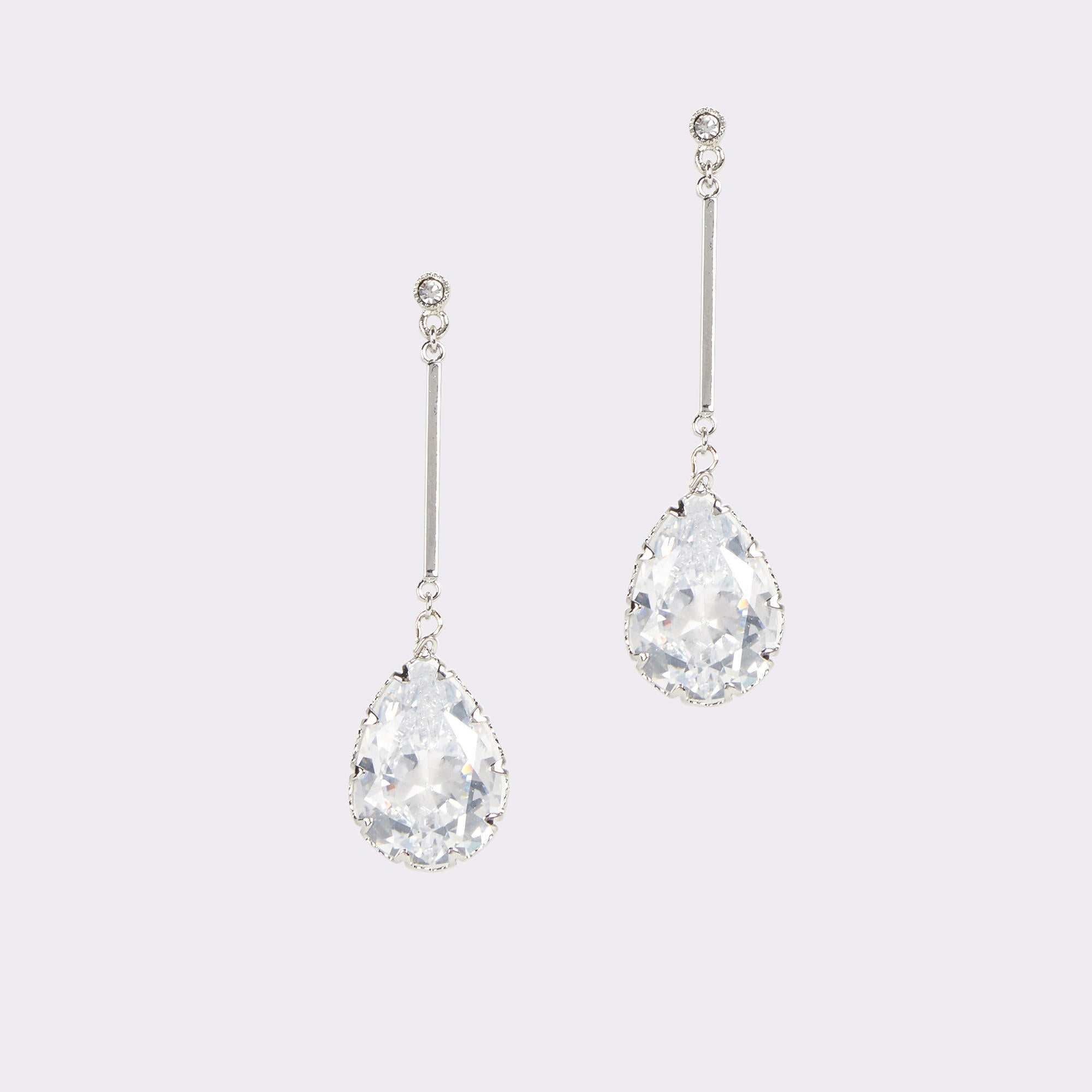 Silver/Clear Multi Cares Silver/Clear Multi Women's Earrings - Chandelier earrings | Aldo