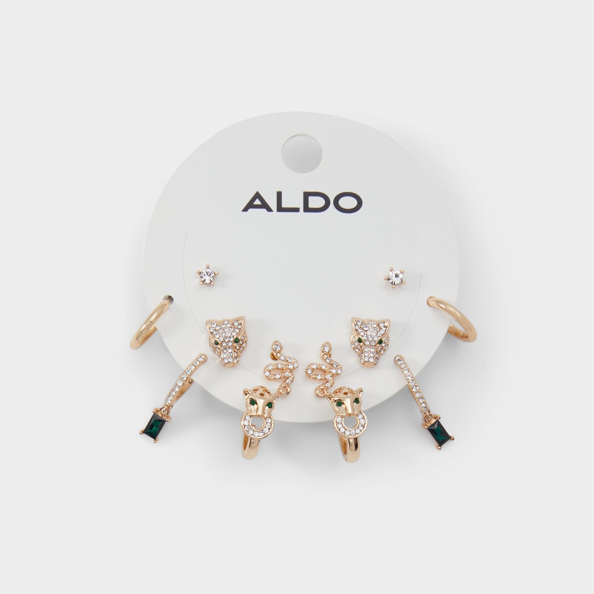 Gold/Clear Multi Junglechic Gold/Clear Multi Women's Earrings - Earrings | Aldo