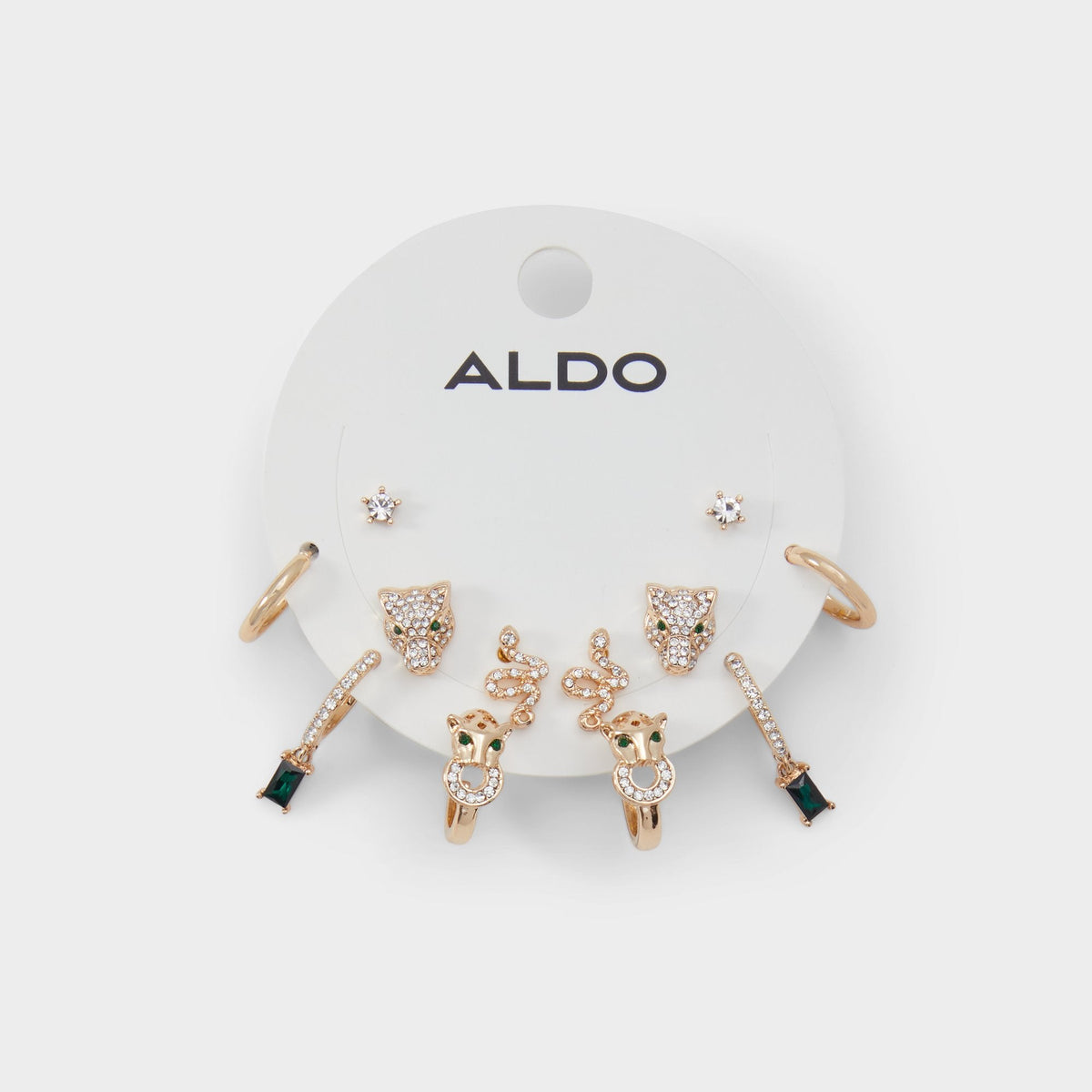 Gold/Clear Multi Junglechic Gold/Clear Multi Women's Earrings - Earrings | Aldo