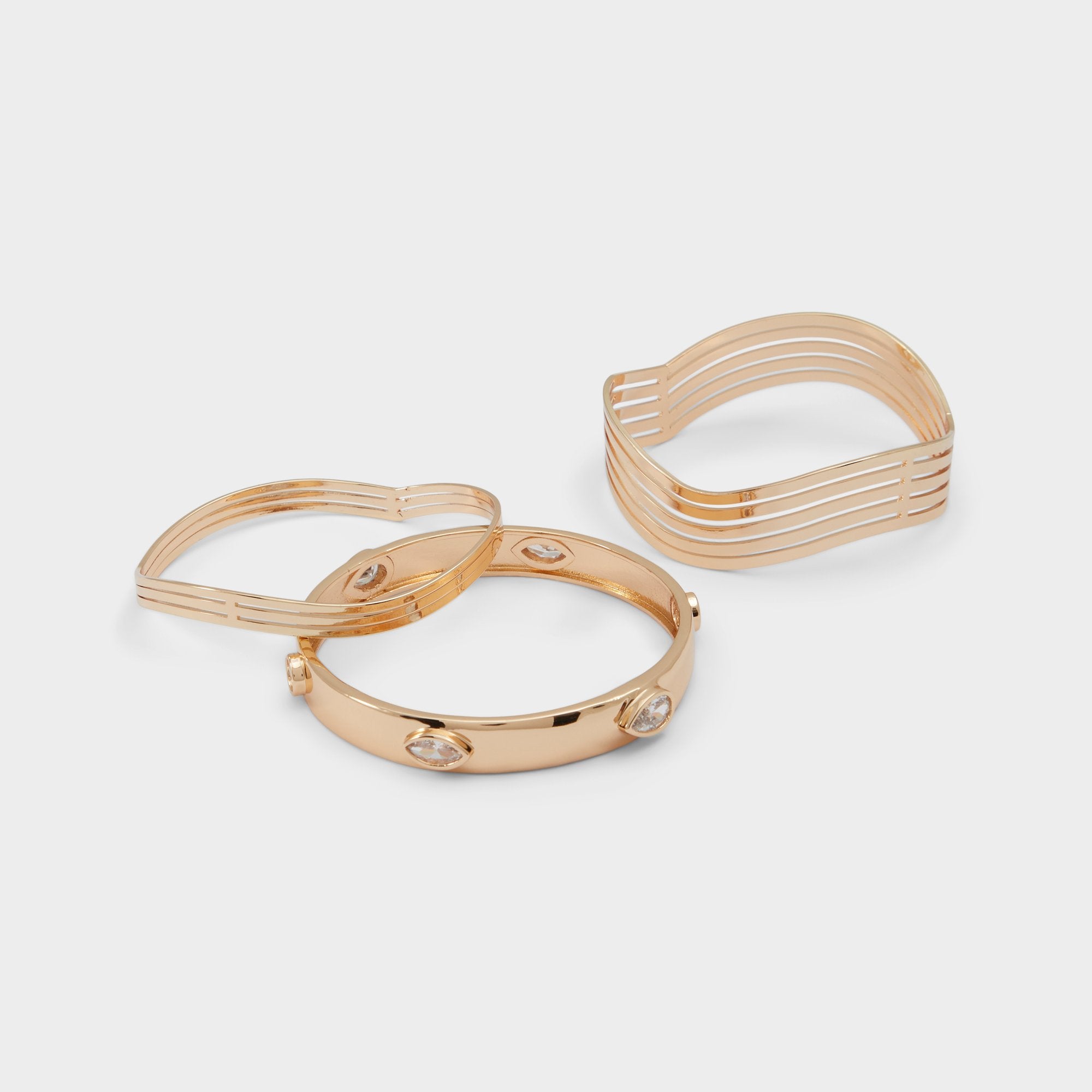 Gold/Clear Multi Wiralin in Gold Clear Multi - Bangle bracelet | Aldo