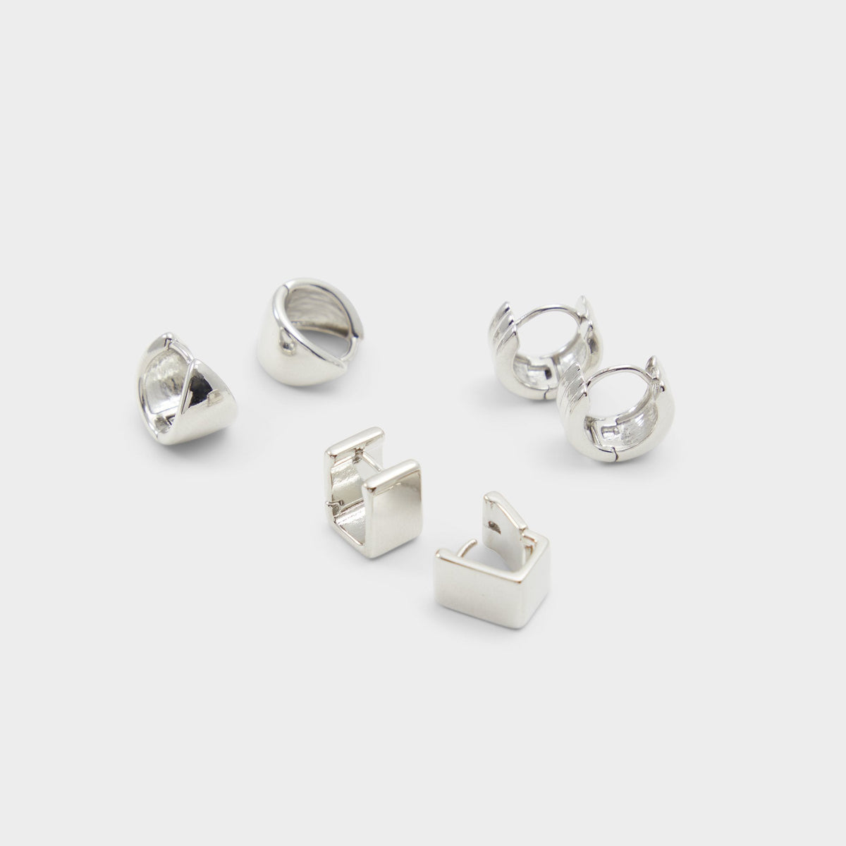 Silver Adenariel in Silver - Huggie hoop earrings | Aldo