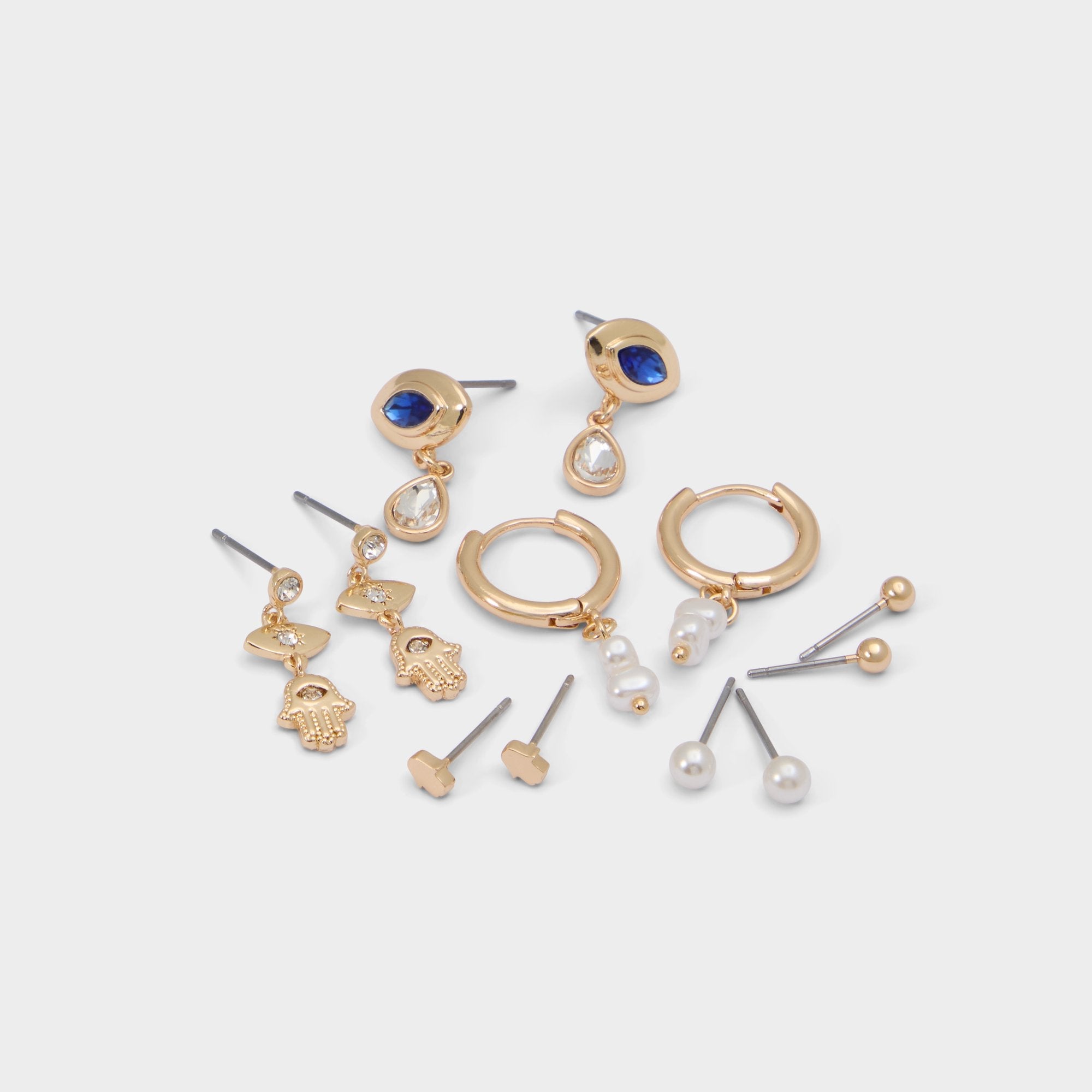 Light Blue Watchfull in Light Blue - Earring set | Aldo