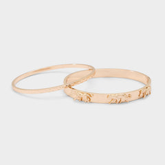 Gold Cheetahluxe in Gold - Bangle bracelet | Aldo